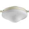 1377-867 - 18W 2 LED Satin Opal Patio Light Kit - Antique White Finish