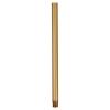 18 Inch Down Rod Length - Brushed Brass Finish